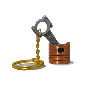 Llavero Pistón 3D con Oscilación