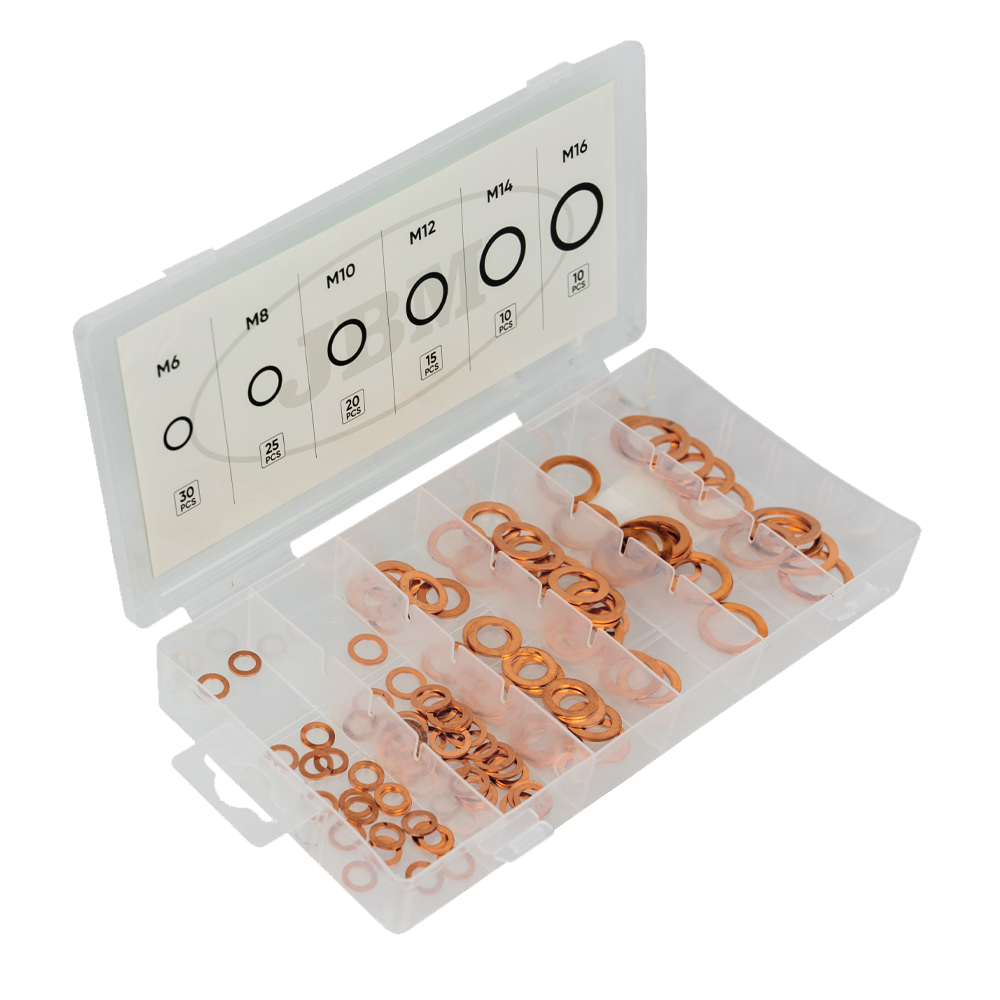 Estuche de Arandelas de Cobre 110PCS