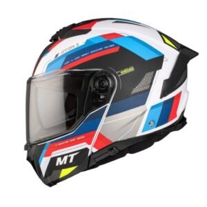 Casco modular MT Helmets Atom2 SV Bast A0 Perla Brillo