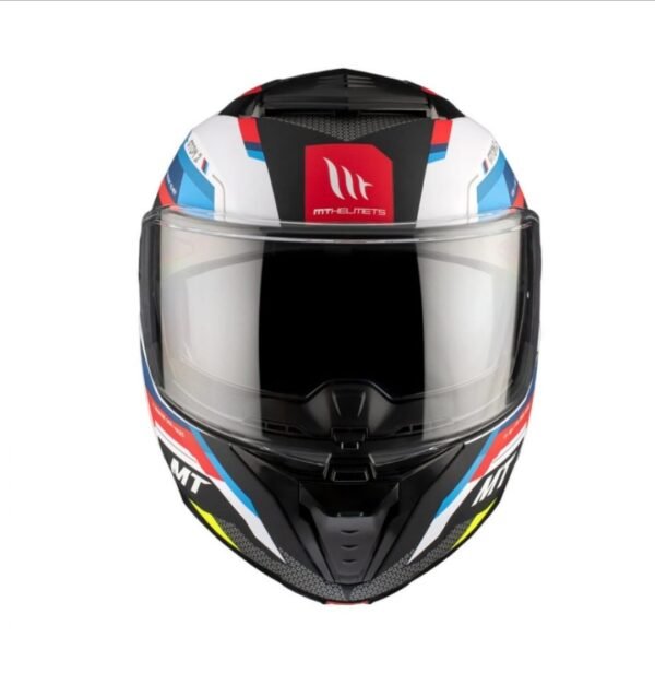 Casco modular MT Helmets Atom2 SV Bast A0 Perla Brillo - Imagen 3