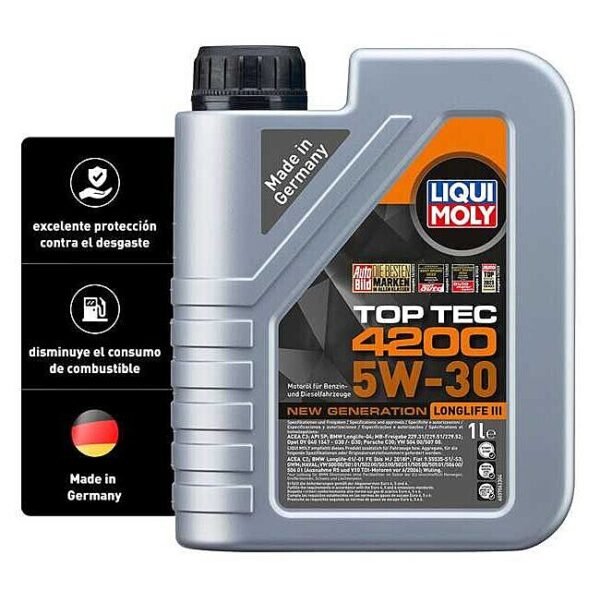 Aceite de motor antifricción Top Tec 4200  5W-30 New Generation