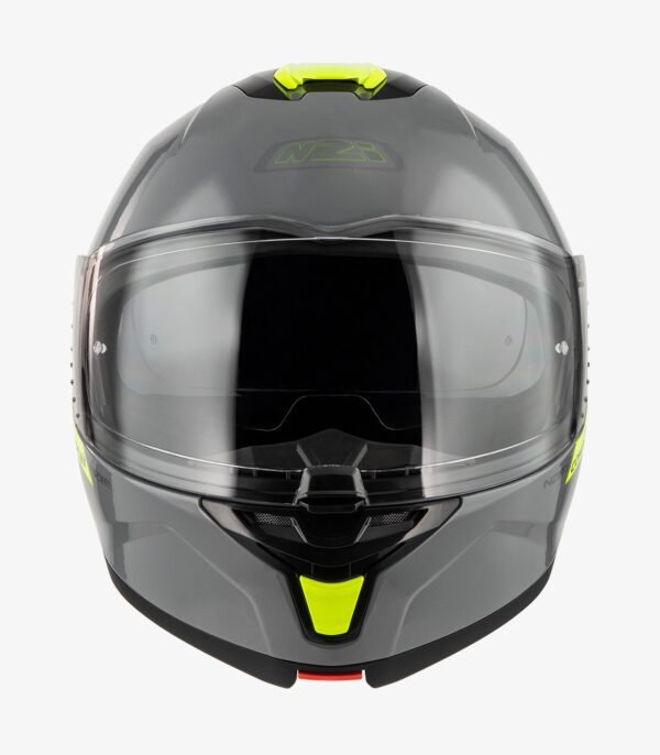 Casco NZI Combi 3 Duo Solid Nouveau Gris / Amarillo - Imagen 2